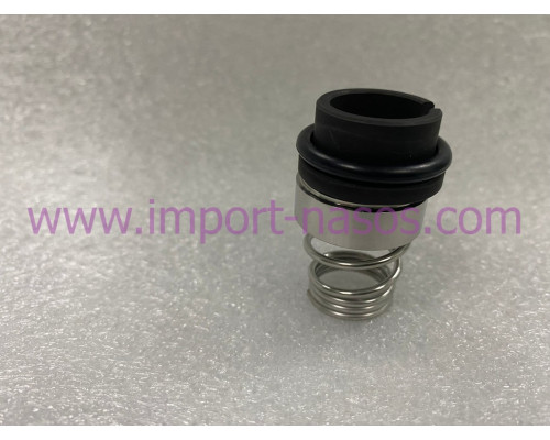 Mechanical seal model IN0250.120CVPGG, a cartridge-type seal with a cylindrical spring. Key dimensions include a 25mm shaft diameter and a 40mm moving part outer diameter.