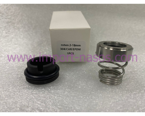 Mechanical seal model IN0250.120CVPGG, a cartridge-type seal with a cylindrical spring. Key dimensions include a 25mm shaft diameter and a 40mm moving part outer diameter.