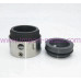 Mechanical seal model IN0200.59BQQVGG, a cartridge-type seal with a clamping ring, featuring silicon carbide rotating and stationary faces mounted on an AISI304 metal assembly.