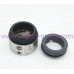 Mechanical seal model IN0200.59BQQVGG, a cartridge-type seal with a clamping ring, featuring silicon carbide rotating and stationary faces mounted on an AISI304 metal assembly.