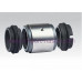 Mechanical seal model IN0280.804.QQVGG, a double tandem cartridge seal, featuring a 28mm shaft diameter and silicon carbide rotating and stationary faces.