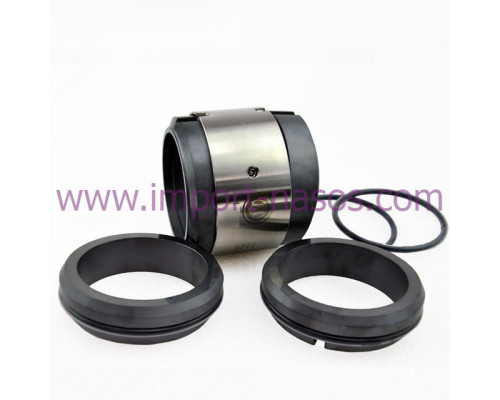 Mechanical seal model IN0280.804.QQVGG, a double tandem cartridge seal, featuring a 28mm shaft diameter and silicon carbide rotating and stationary faces.