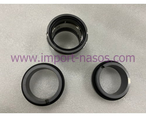 Mechanical seal model IN0280.804.QQVGG, a double tandem cartridge seal, featuring a 28mm shaft diameter and silicon carbide rotating and stationary faces.